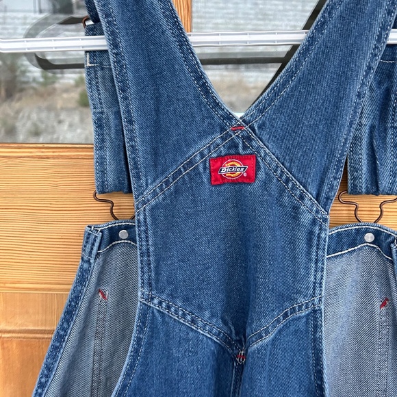 Dickies Denim Overalls - Tag reads W32 x L32 - see description for measurements - Picture 4 of 5